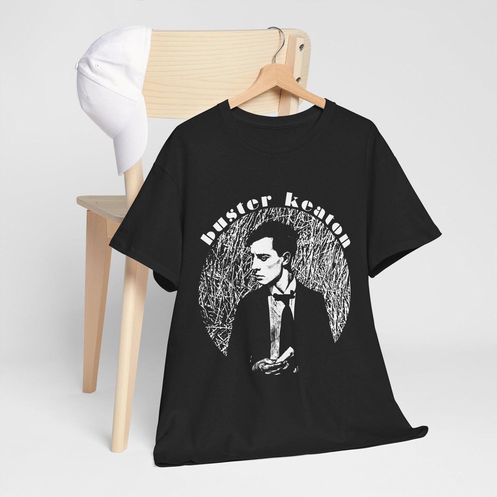 Buster Keaton Shirt Silent Film Vintage Cinema Tee L