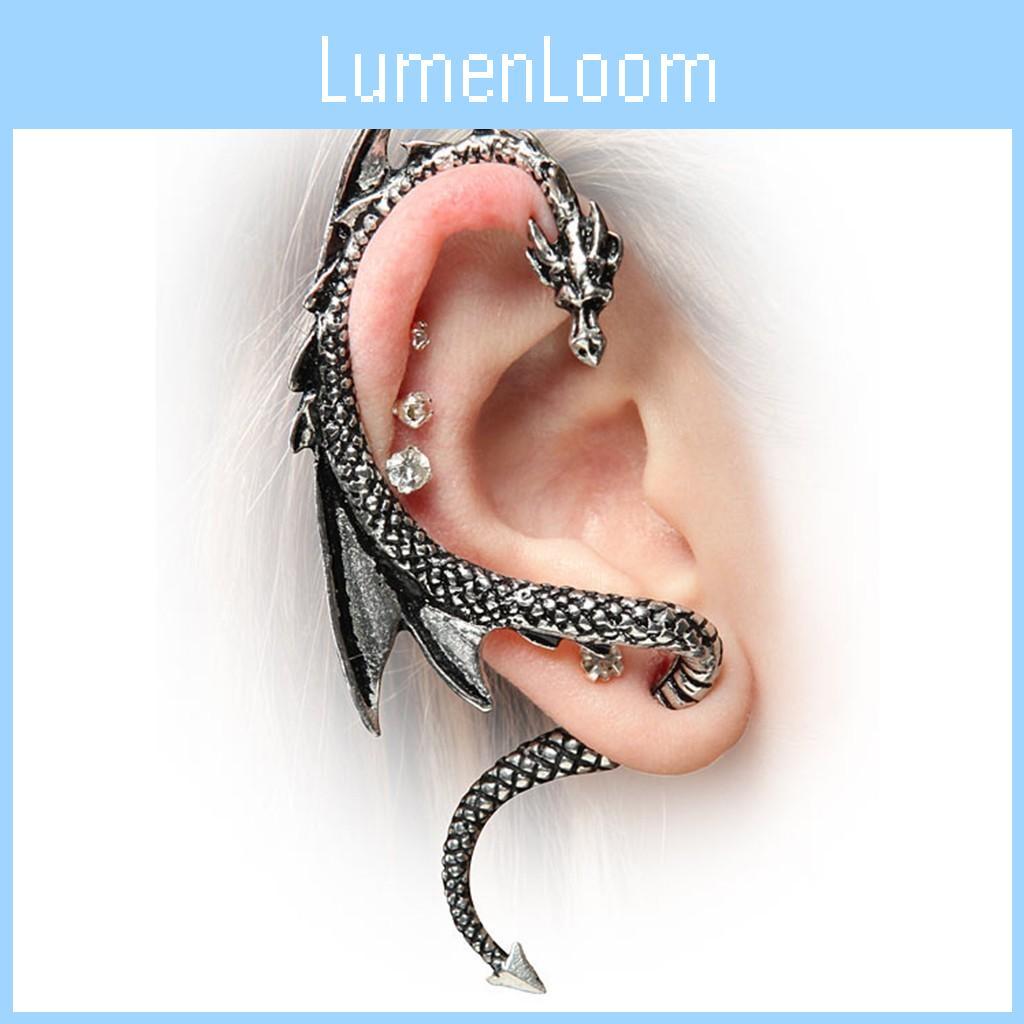 Gothic Inspired Alloy Earrings With Electric Plating For Trendy Women