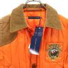 Unused RALPH LAUREN Quilted Jacket 7 Orange Tagged Women Used