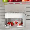 Ice Maker with Easy Press Cap with Easy-press Lid Double-layer Ice Cube Machine Reusable Large Capacity Ice Cube Mold Amagi