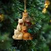 2D Acrylic Christmas Tree Pendant Decoration, Christmas Tree Decoration, Christmas Hanging Decoration, Home Decoration