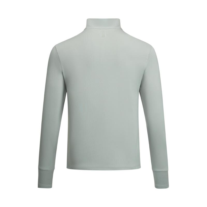 Under Armour Qualifier Soft Comfortable Flexible Lightweight Smooth Dry Easy To Mix And Match Long Sleeve T-Shirt Men tops Titanium-Gray 1379288-069
