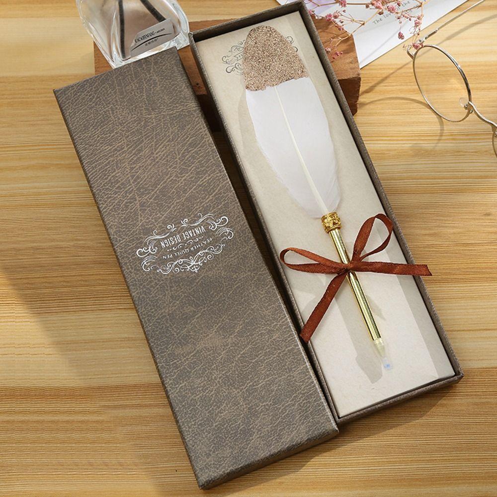 

Students School Office Boxed Ballpoint Pen Quill Pen Neutral Gel Pen Gift Boxed ball-point pen 09