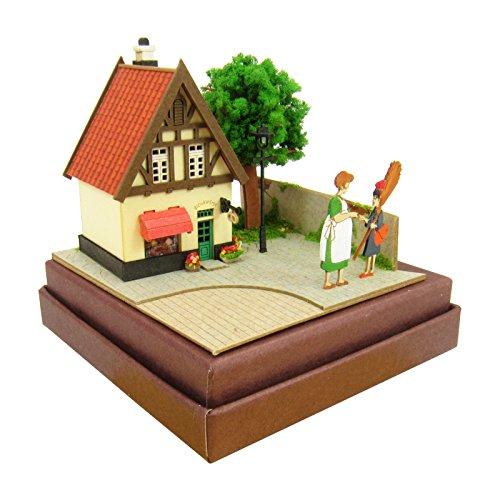 Sankei Studio Ghibli Mini Kiki's Delivery Service Osono & Kiki Papercraft Model MP07-07 Multicolor