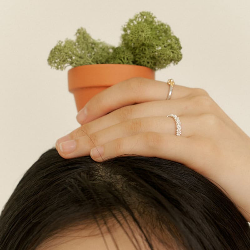 Pacipick Dew Drops Ring / Silver / S