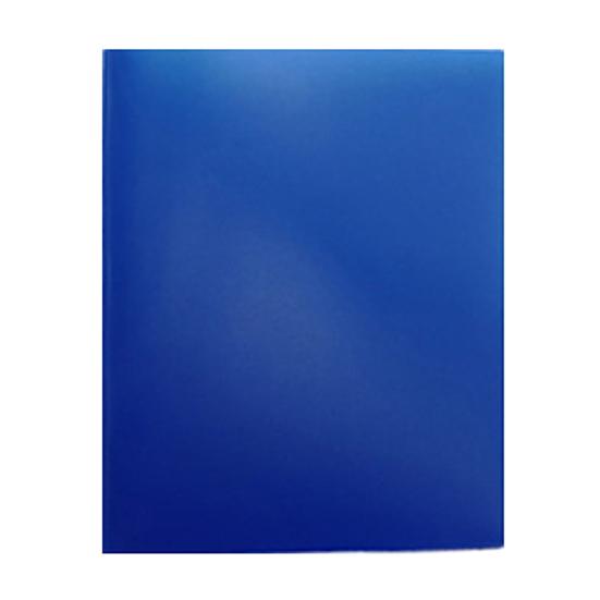 File Folder with Pockets Prong Fasteners PP Plastic A4 Size Waterproof Tear-Resistant