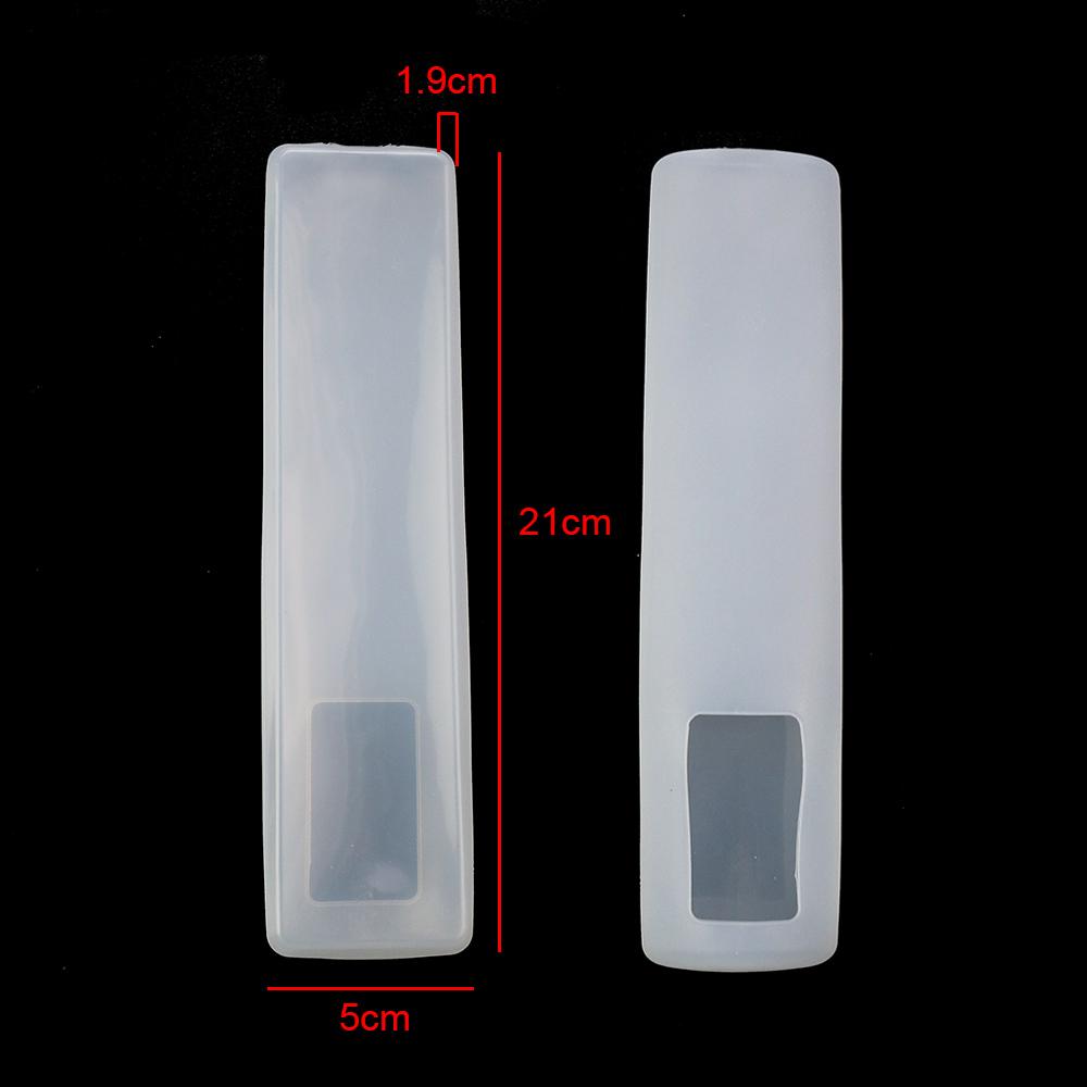 1PC Remote Control Silicone Protective Cover Transparent Household Stretchable Dust-Proof And Waterproof Remote Control Cover