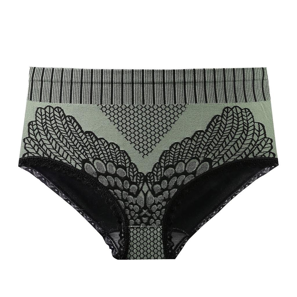 Women's High Waist Seamless Control Panties Body Shaper Underwear Soft Breathable Briefs Plus Size