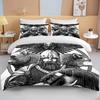 10 Sizes Cartoon Viking Bedding Set Anime Characters Duvet Cover Set 3D Quilt Bed Set Queen King Size Kids Boys Home Textile