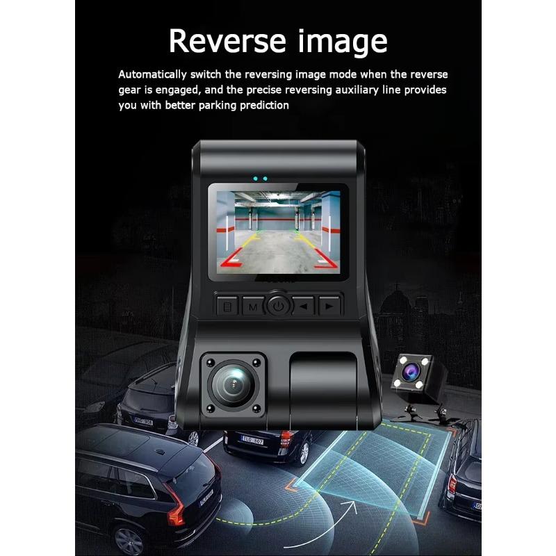 Dach Cam 3 Channel Camera DVR 1080P Three Way Vidoe Recorder Dashcam Black Box Driver Video Recorder Car Camera