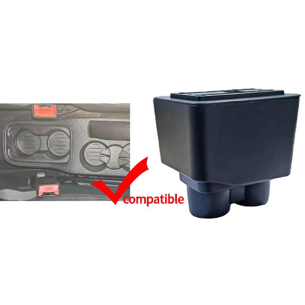 Für Ford KA 2019 Auto Armlehne Innenraum Modifikation Upgrade Doppelschichtige Aufbewahrungsbox Mittelkonsole mit USB Auto Zubehör