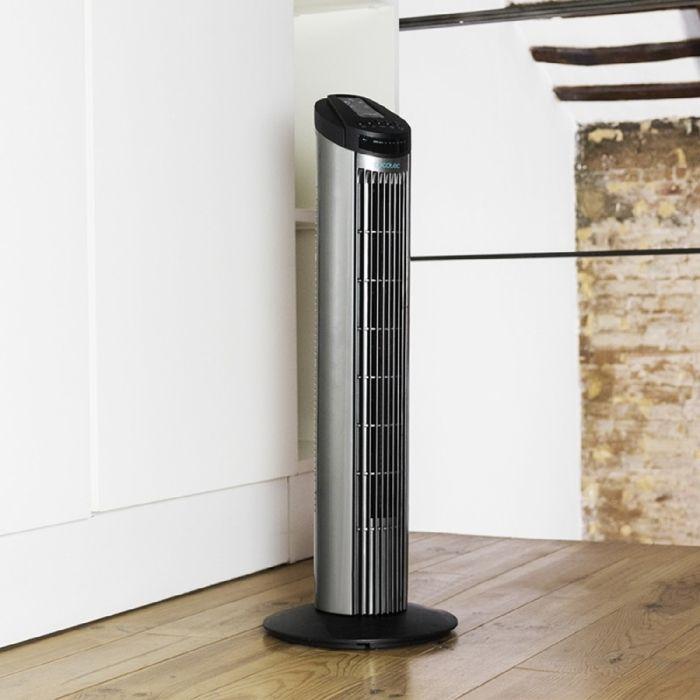 Ventilateur de colonne - Cecotec - EnergySilence 890 Skyline - 50 W - Télécommande - Oscillation