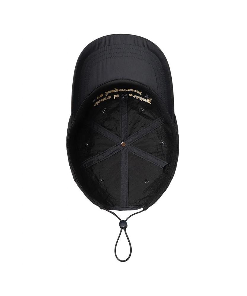 NOTIG Washed Logo Embroidered Ball Cap Black_Okg3Accp101K1