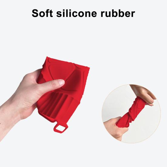 Silicone Air Fryer Tray Reusable Base Mat for 3 to 5LB Air Fryers Heat Resistant Non-Stick Tray Replacement of Parchment Paper