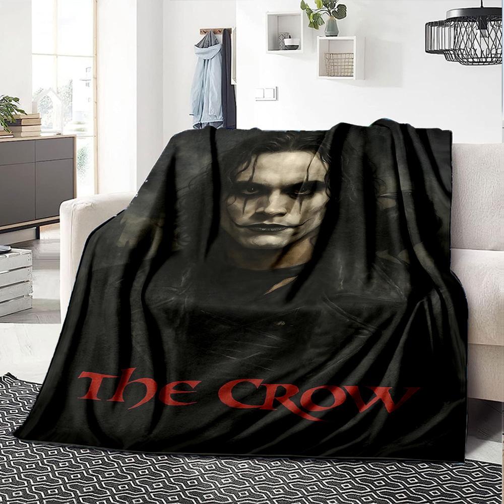 1ks deka Vrána Měkký flanel, Útulná celoroční polyester Perfektní pro domov, kancelář