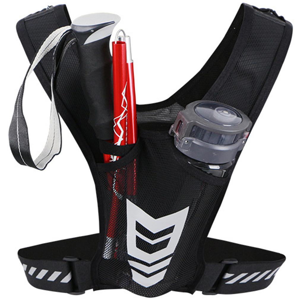 Ultra Light Running Vest with Phone Pocket Water Bottle Holder Breathable Hydration Pack for Outdoor Cycling Hiking Trail