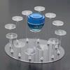 Acrylic Transparent Staircase Ellipse Figurine Display Stand Ring Jewelry Cosmetics Doll Blind Box Fragrance Decorative Shelf