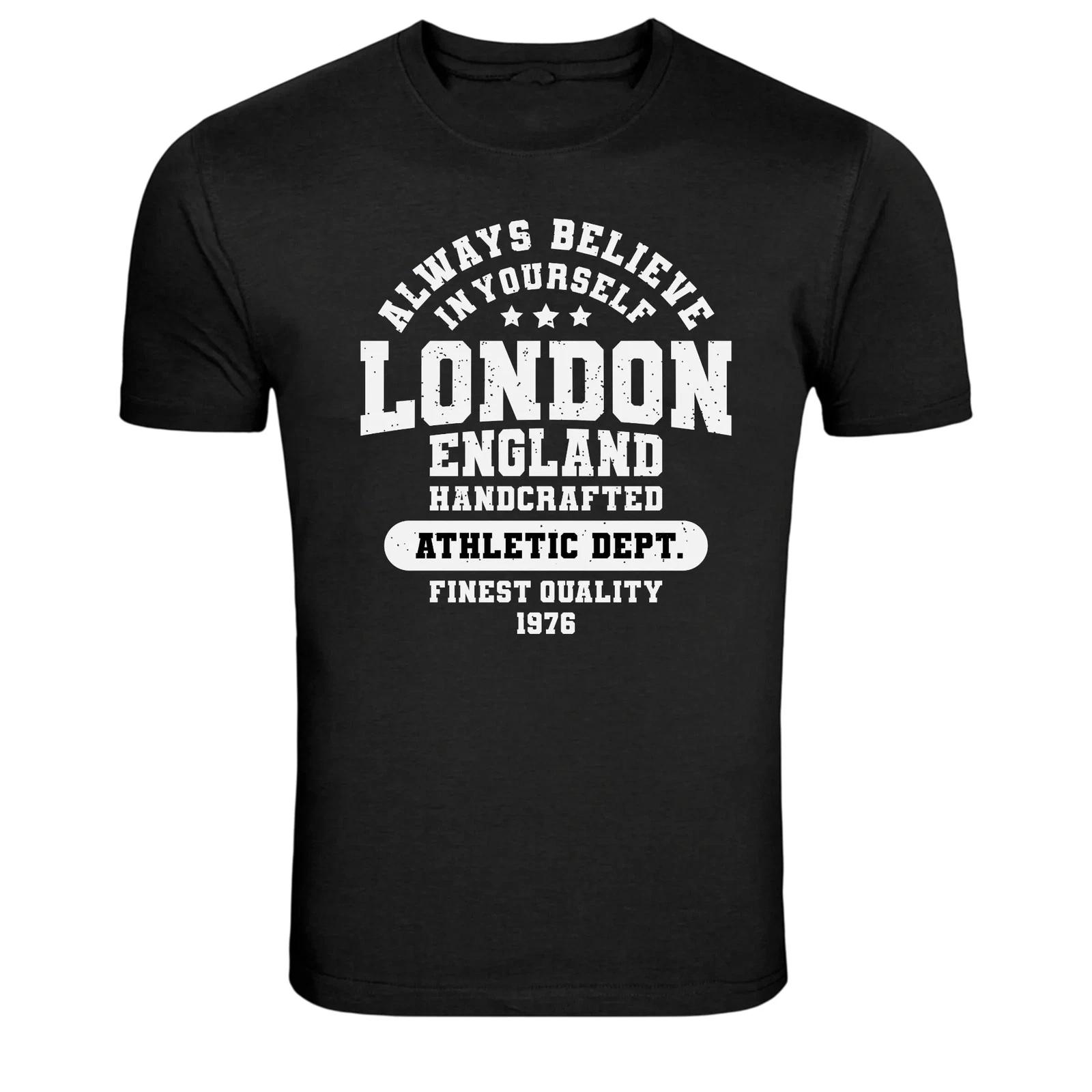 Always Believe In Yourself London England Athletic T-Shirt S
