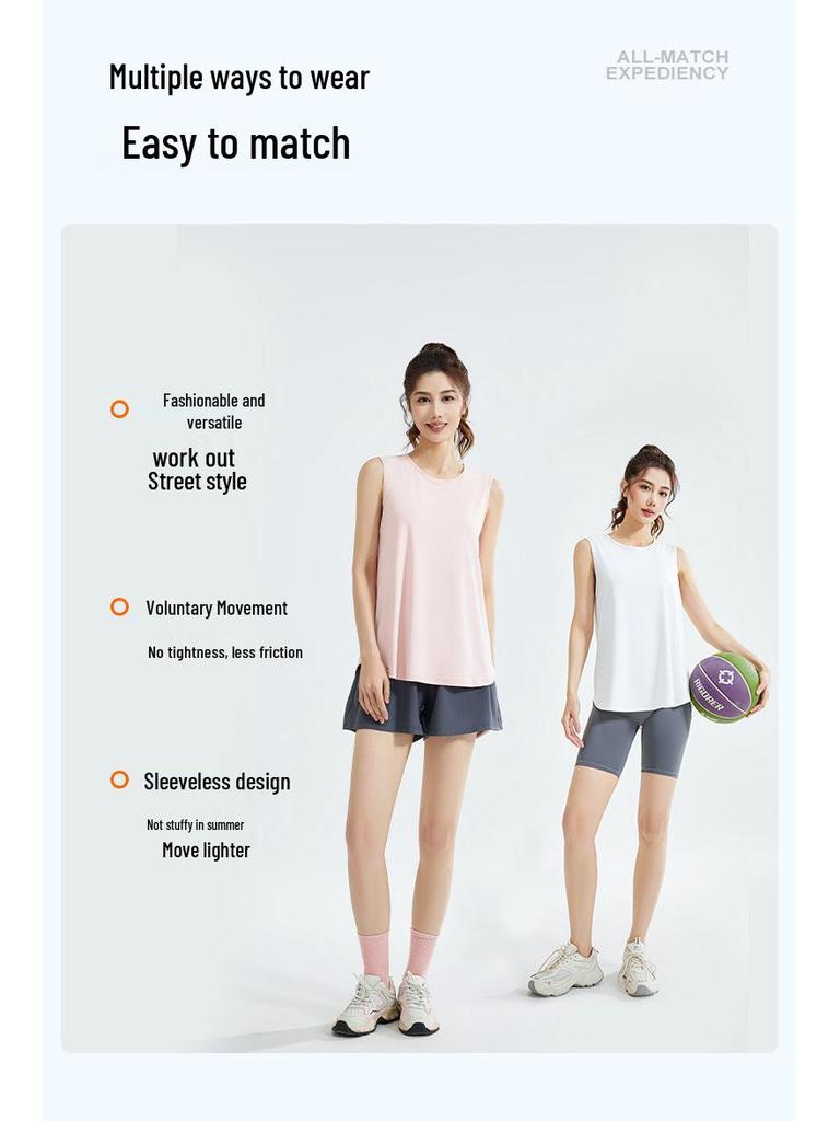 Juyi Hall Women's Quick-Dry Mesh Back Yoga Tank Top