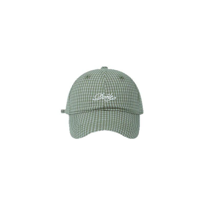 Couple Casual Baseball Hat Men's Plaid Baseball Hat