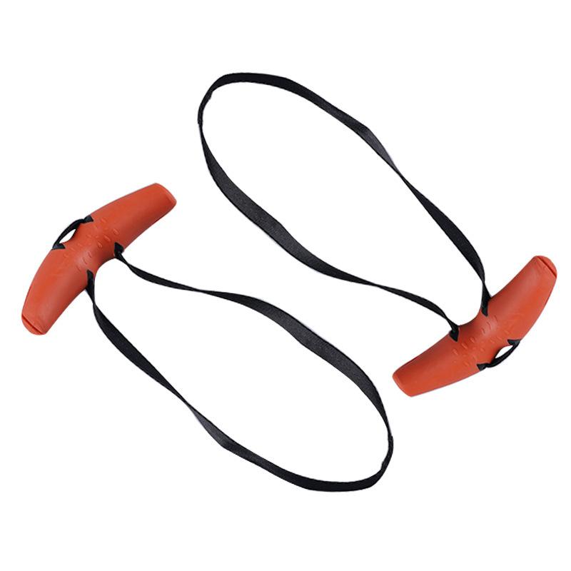 1Pair Heavy Duty Pull up Handles with Rubber Grip for Cable Machine Weight Lifting Gym Workout Equipment