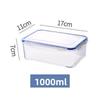 Sealed Five-grain Refrigerator Storage Box, Thickened Food Freezing Storage Box, Kitchen Square Transparent Box, Fresh-keeping Box