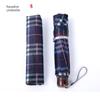Paradise Umbrella Checkered Umbrella Men's and Women's 3-Fold Umbrella Oversized Ten Bones Double Business Umbrella Sun Umbrella Dual-Use Sun Umbrella