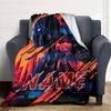 Custom Name Deadpool Movie Poster blanket for Couch & Bed, Plush Cozy Fuzzy Blanket Super Soft & Warm Blankets for Fall and Winter. 090819