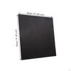 2 Pieces Black Canvas Art Panels with Wooden Frame for Painting