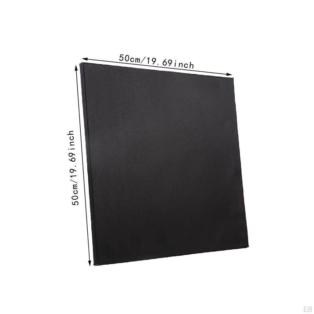 2 Pieces Black Canvas Art Panels with Wooden Frame for Painting