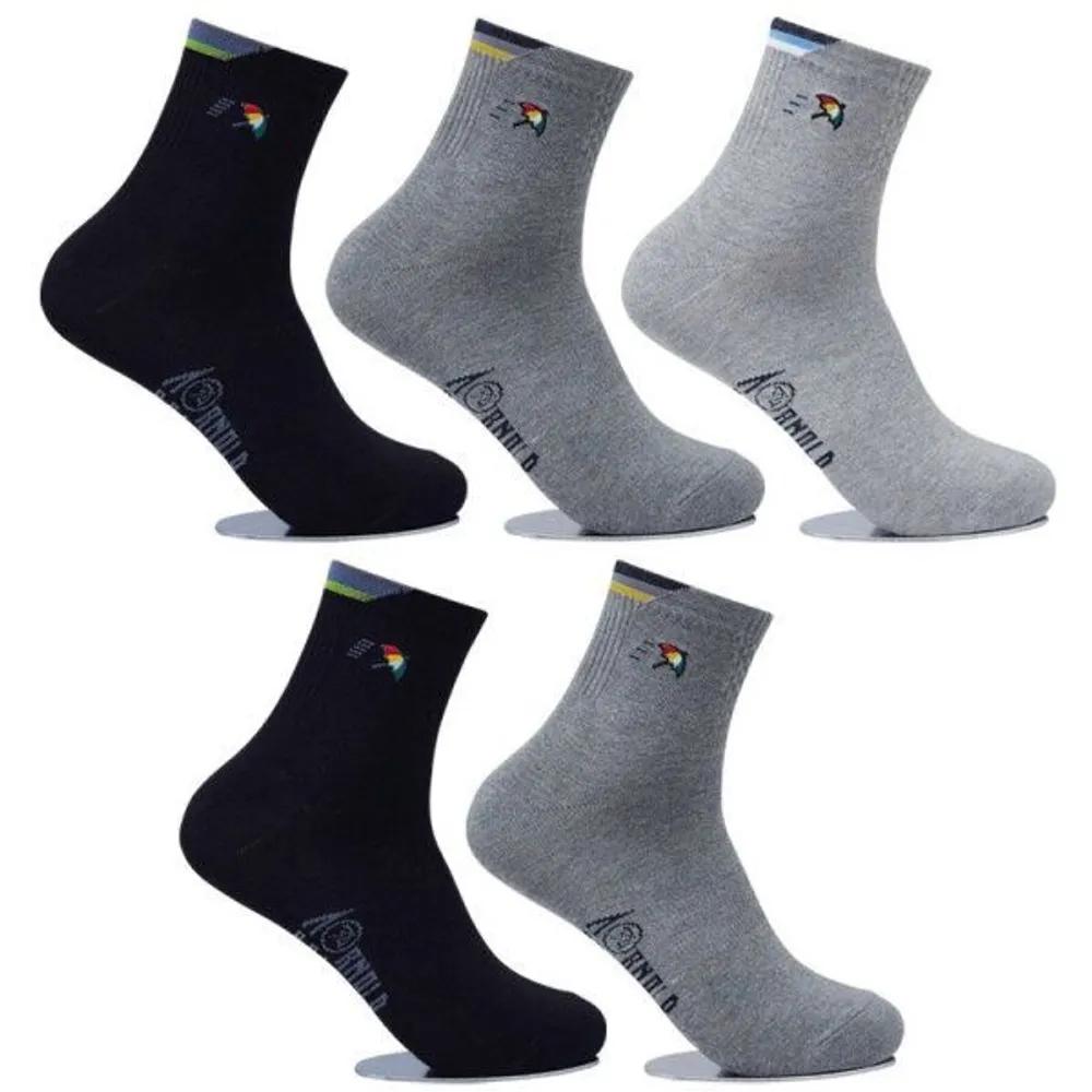 [Arnold Palmer] Men s Casual Socks Mid-Length 5 Pairs MS0319 FREE