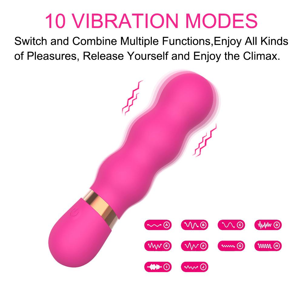 Masážní přístroj G-bodu Sexuální hračky pro ženy Stimulátor klitorisu Sexshop Kuličkový vibrátor AV tyč Dildo vibrátor