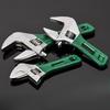 Mini Adjustable Wrench Multifunctional Short Handle Small Wrench for Bathroom Large Opening Universal Tool