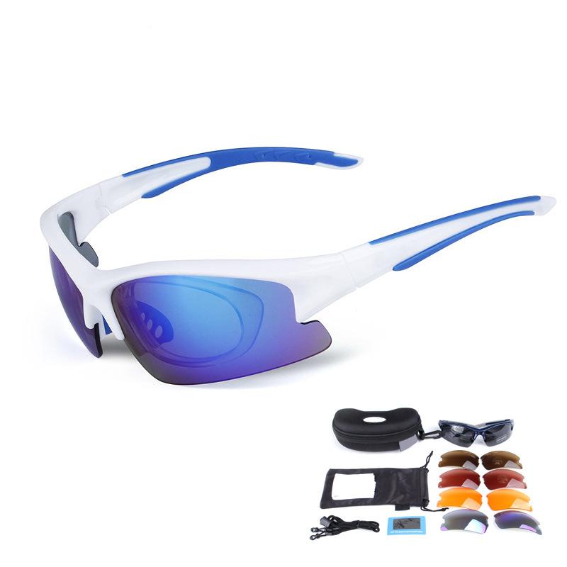 Japanese and Korean polarized cycling glasses UV400Sports, outdoor activities, running, driving, vision-enhancing, myopia, fishing glasses