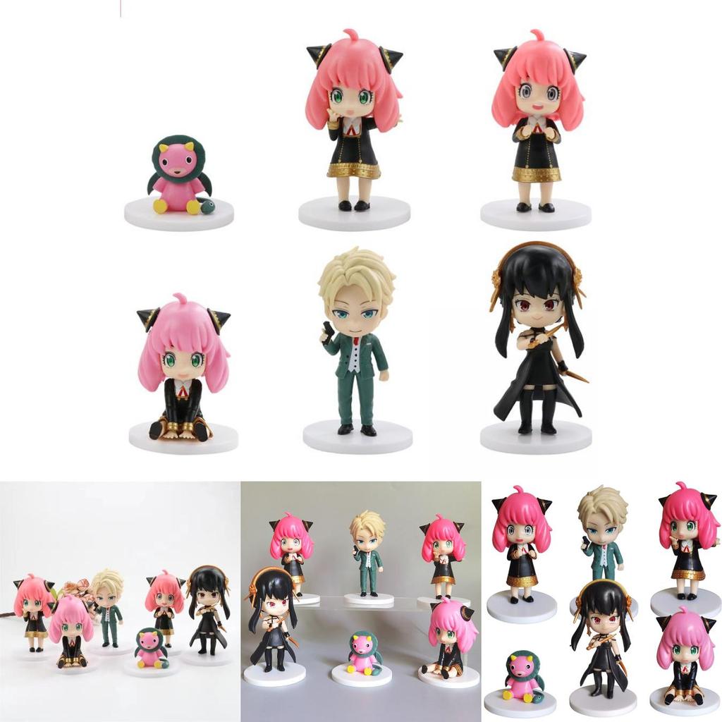 Adorable Spy X Family Figures Anya Forger Loid Yor Forger Collectible Set