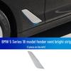 Manshi Front Bumper Decorative & Anti-collision Strip for BMW G38 528Li Fog Light Frame