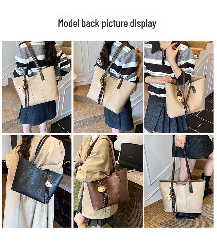 Niche High-End Women's Large-Capacity Handbag 2025: Autumn/Winter Fashion Shoulder Tote