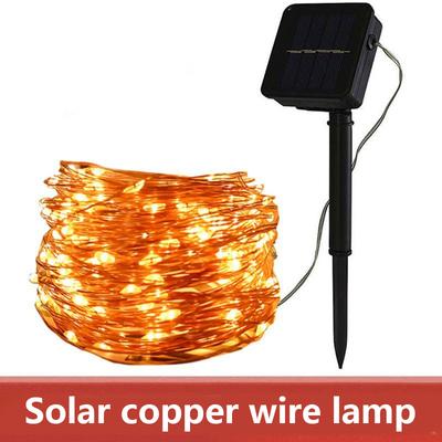 1 Pack Solar Lights Outdoor Waterproof Solar Fairy LED String Light With 8 Modes Twinkle Lights For Garden Party Wedding Decor