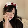 Lace Cosplay Props Make up Wash Face Lolita Hair Band Korea Style Headband Bow Women Accessories