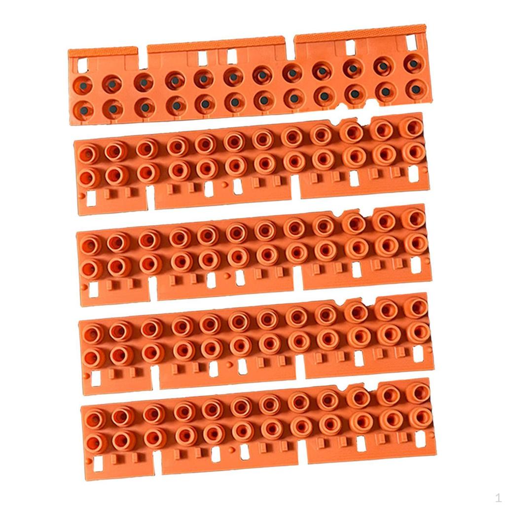 5Pcs Keyboard Conductive Strips Key Strip Sturdy Lightweight Professional Buttons Repair
