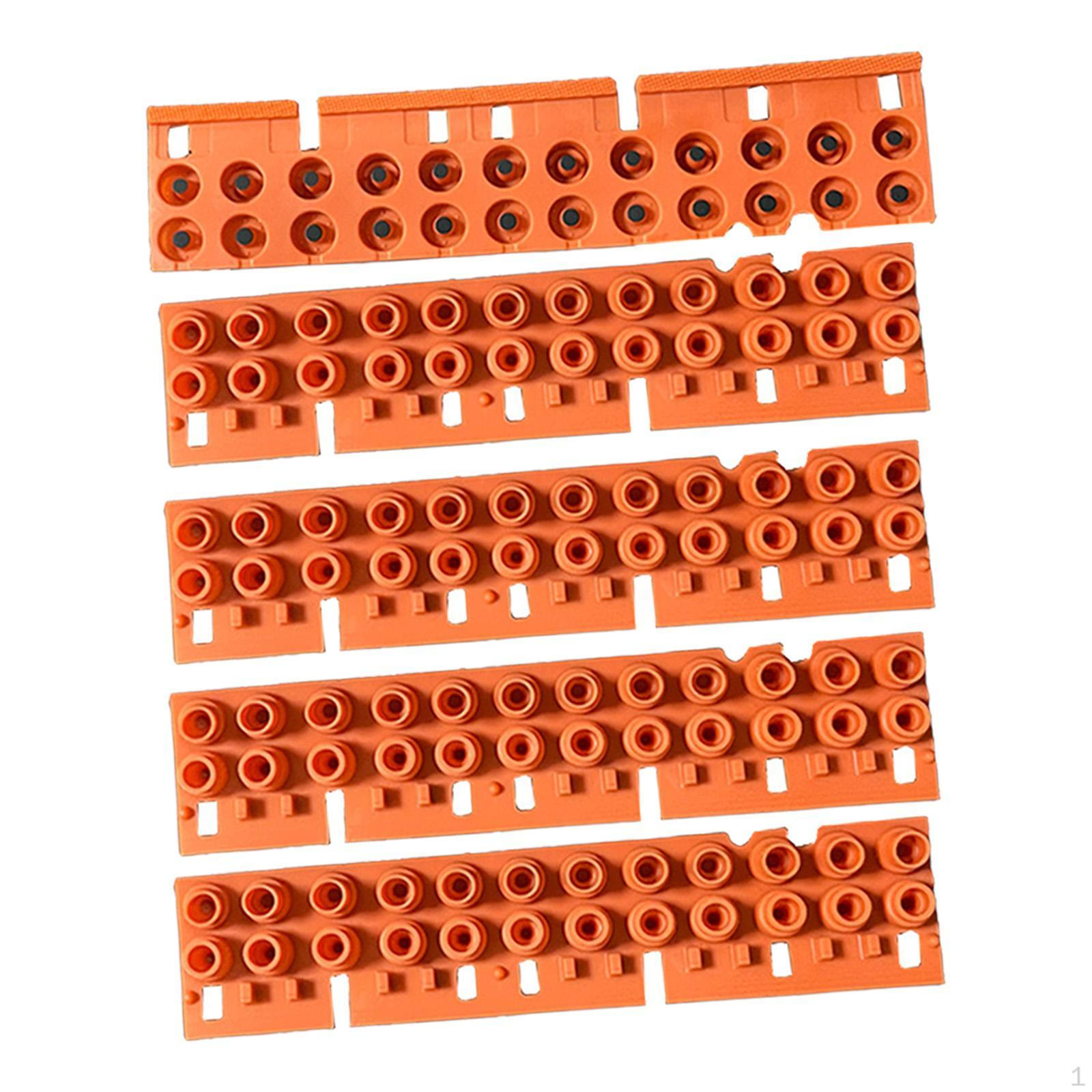 

5Pcs Keyboard Conductive Strips Key Strip Sturdy Lightweight Professional Buttons Repair