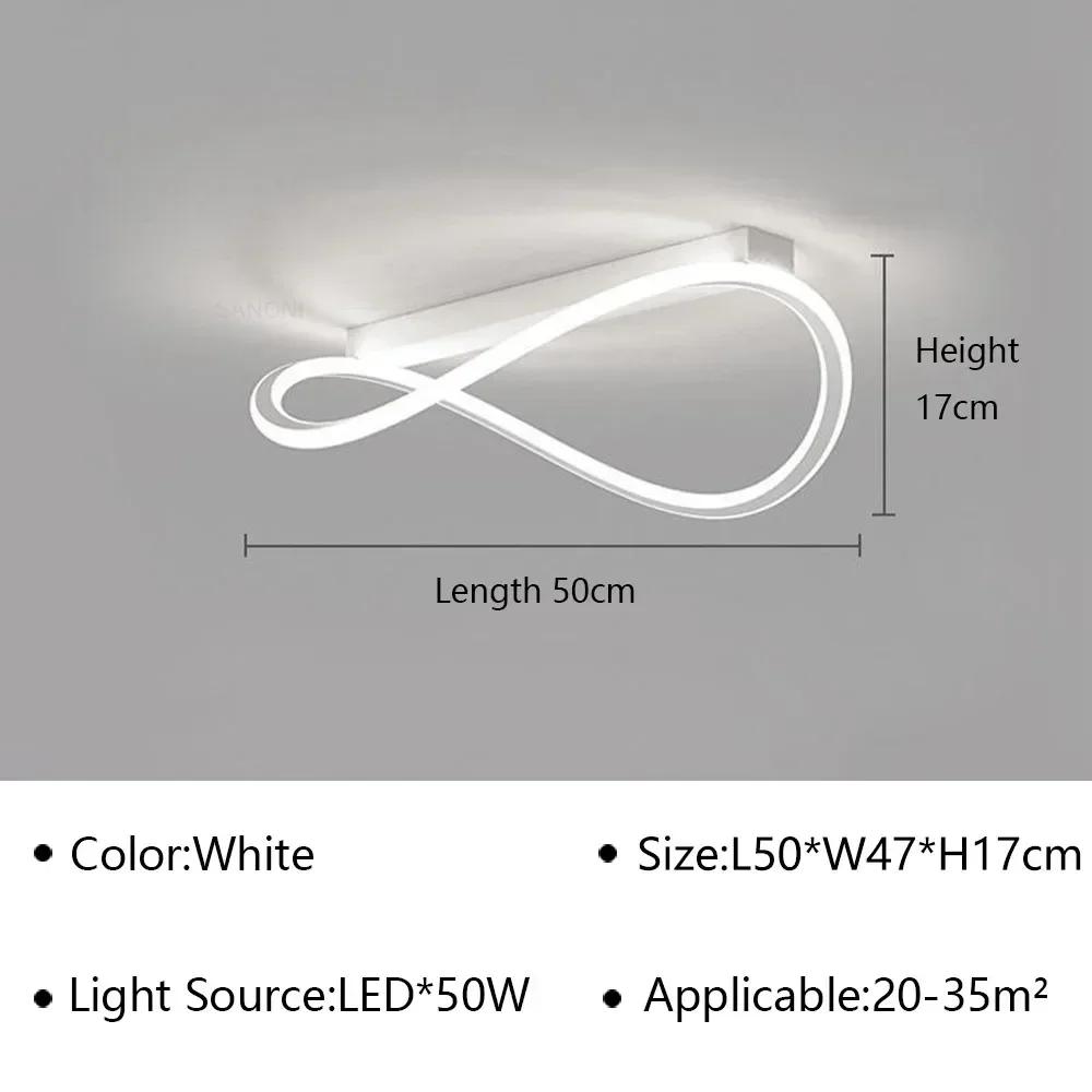Modern LED Ceiling Lamps For Living Dining Room Balcony Bedroom Ceiling Chandelier Indoor Home Decor Lighting Fixture Luster