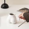 Porslinskaffemugg Butt Kroppsform Tekopp Gåva Keramisk Mugg Hushåll