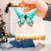 Crackle Green Elegant Butterfly Acrylic Car Accessory Decorative Hanging Gift Idea