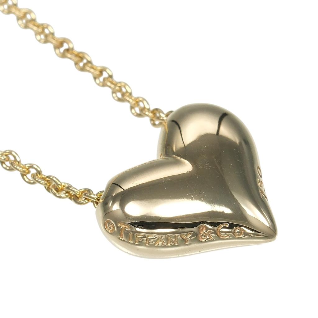 TIFFANY&Co. Pintide Heart Necklace K18 yellow gold 7.61g Women Used
