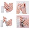 Gel Nail Wraps Solid Color Gel Nails Stickers Semi Cured Nails Polish Wraps Gel Nail Strips DIY Nails Art Decoration