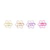 100pc Lotus Metal Paperclip Cute Flower Design Office Learning Bookmark