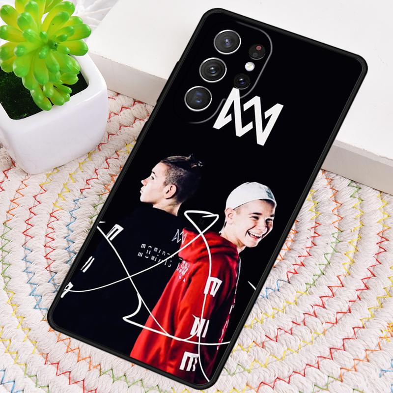 Marcus Martinus Two Boys Silicone Phone Case For Samsung Galaxy note 10 pro S26 S25 S24 S23 S22 S21 Plus S25Ultra Capa Cover