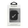 Guess Guaca2Lsvsbw Airpods 1/2 Coverczarno Biały/Black White Silicone Vintage