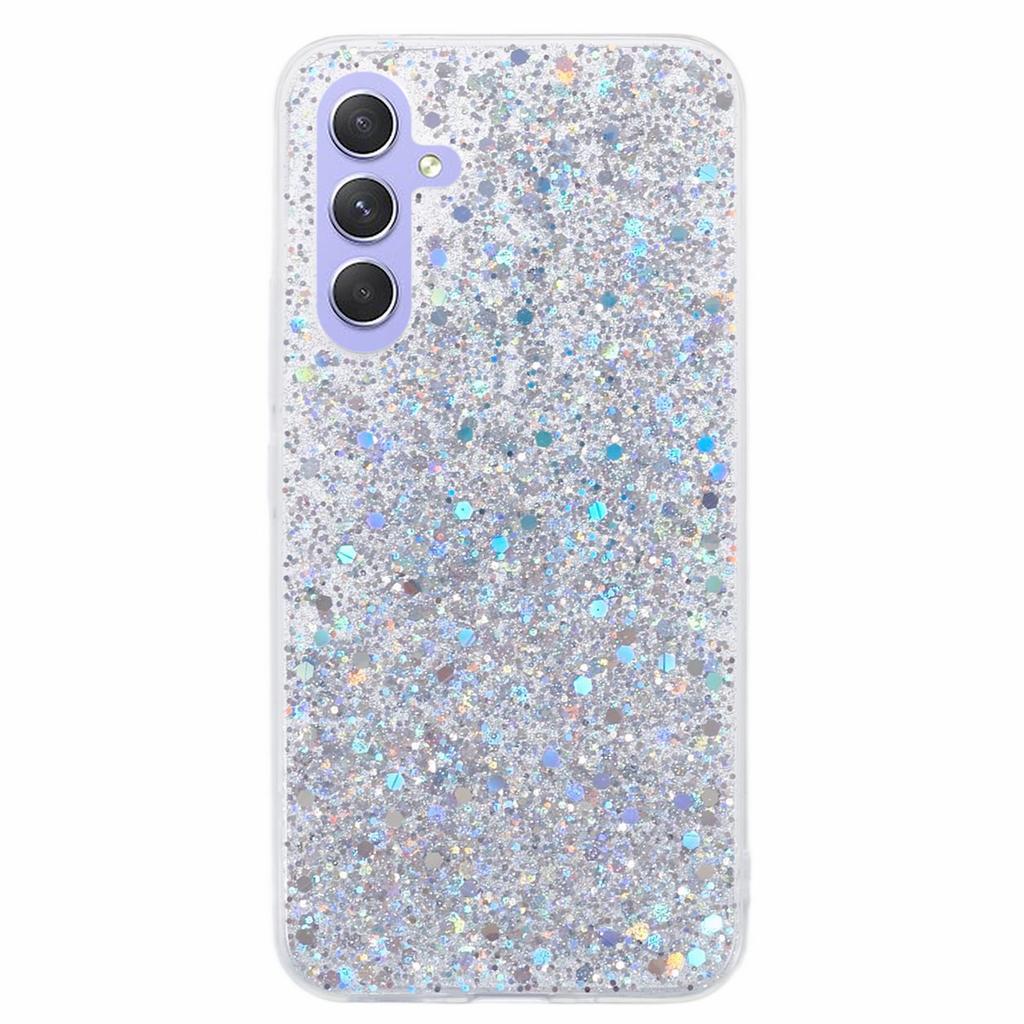 For Samsung Galaxy A25 5G (Global) (161.0 x 76.5 x 8.3mm) Case Soft TPU Glittery Mobile Phone Cover